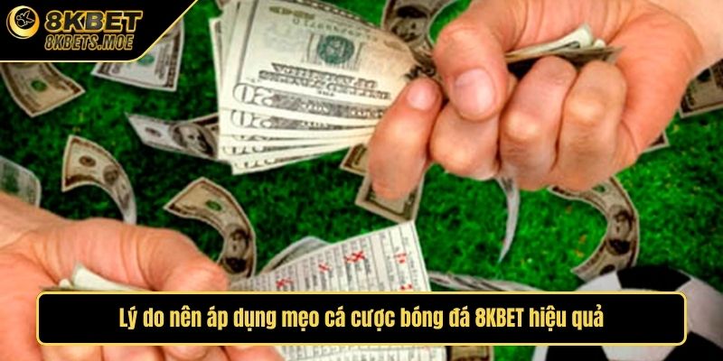 Lý do nên áp dụng mẹo cá cược bóng đá 8KBET hiệu quả